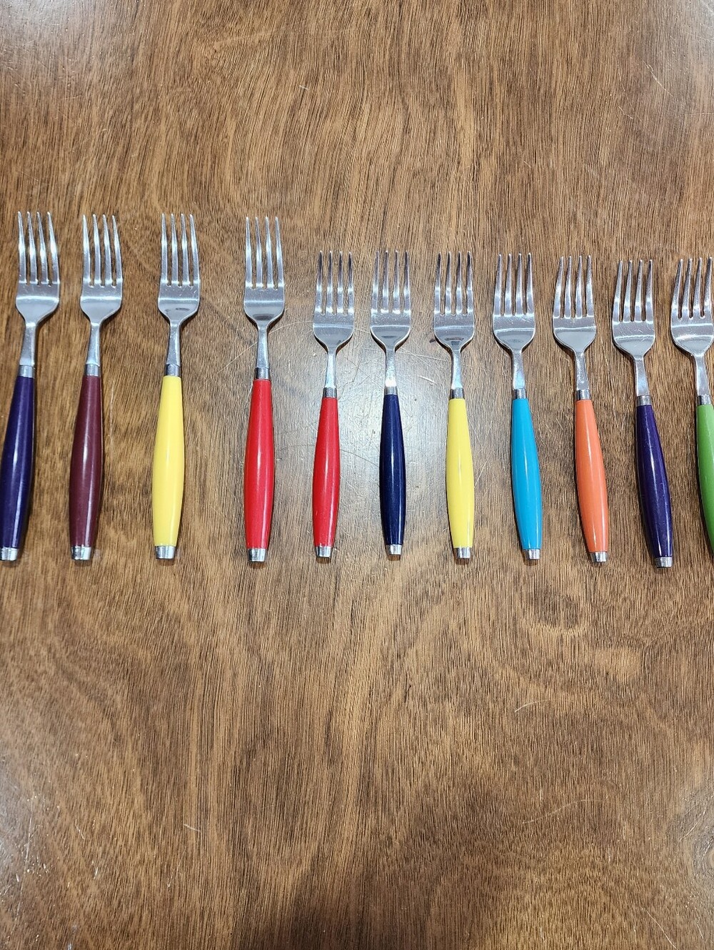 Fiesta Fiestaware Round Multicolor Forks Knifes Spoons Set - Picture 4 of 8